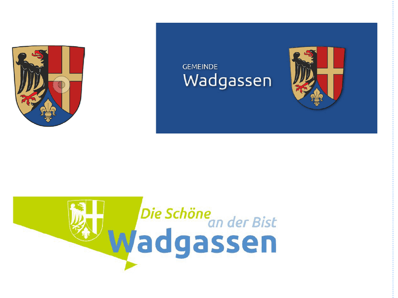 Gemeinde-Logo-Versionen bei Projektanfrage